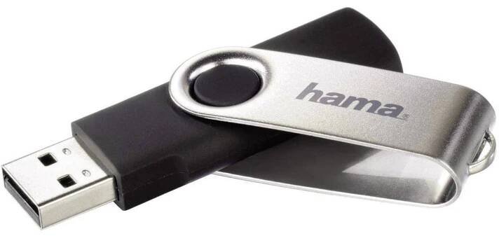Hama Rotate USB flash disk 8 GB černá 90891 USB 2.0