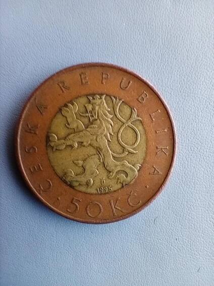 Mince 50 kč rok 1995 z oběhu  - Numismatika