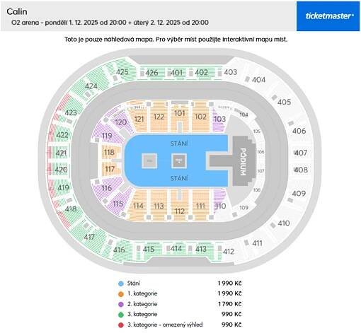 Calin – O2 arena