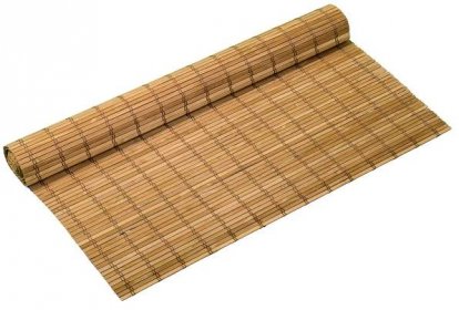 Bambusová rohož na stěnu 60x200 Hnědá
