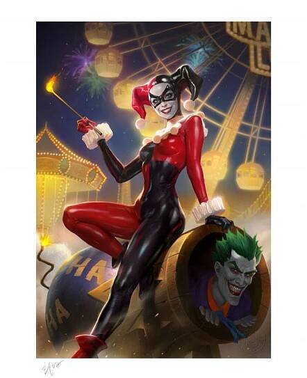 DC Comics Art Print Harley Quinn & The Joker #37 46 x 61 cm - unframed Sideshow Collectibles