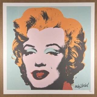 Obraz | Andy Warhol | Marilyn | tyrkysová