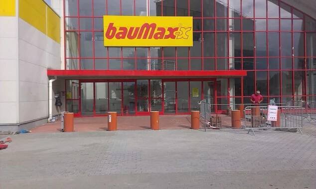BAUMAX Praha Chodov, rekonstrukce parkoviště a ploch ze ZD, Červen 2014 - Stavební firma ANNASTAV CZ s.r.o.