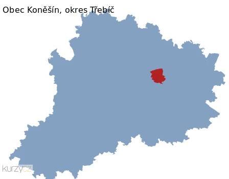Koněšín v okrese Třebíč