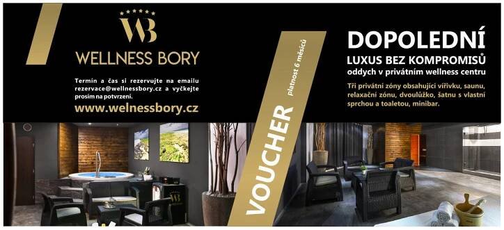 Odpolední wellness ve Wellness Bory