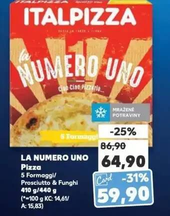Kaufland LA NUMERO UNO Pizza nabídka