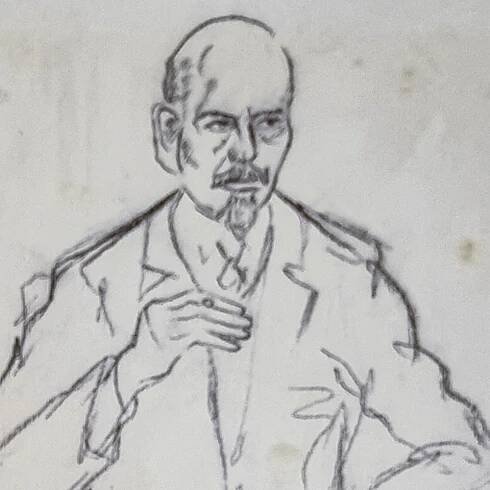 Neuerwerbung: Emil Orliks Rathenau-Zeichnung