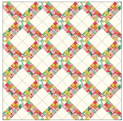 Grandma's Lattice Quilt - Free Pattern