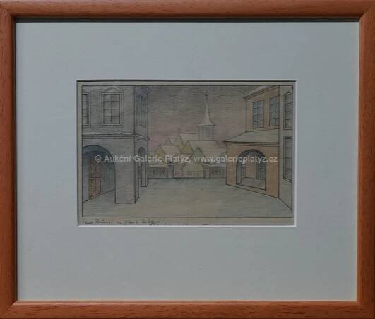Jan Zrzavý - Náměstíčko - Aukční Galerie Platýz