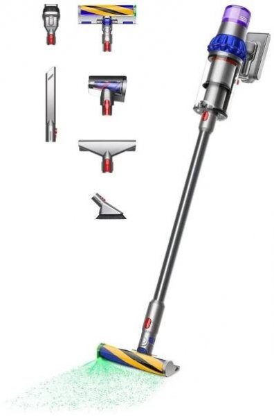 Dyson V15 Detect Fluffy modrá/nikl - Spotřebiče - K24.cz