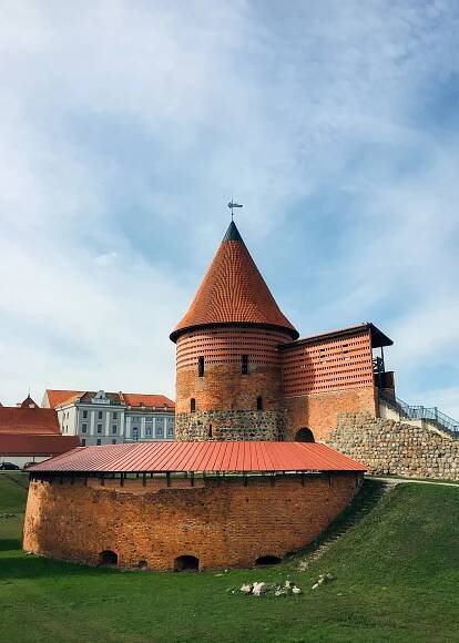 A castle called Kaunas Castle is a must-see on a Lithuania road trip