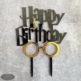 Cukrářské potřeby Malátkovi® - Zápich do dortu Harry Potter - Happy Birthday - Cakesicq - Všechno zboží