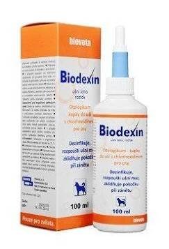 Bioveta Kapky do uší pro psy Biodexin 100 ml
