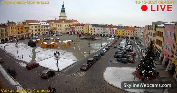 LIVE Live Cam Kroměříž - Velké Square
