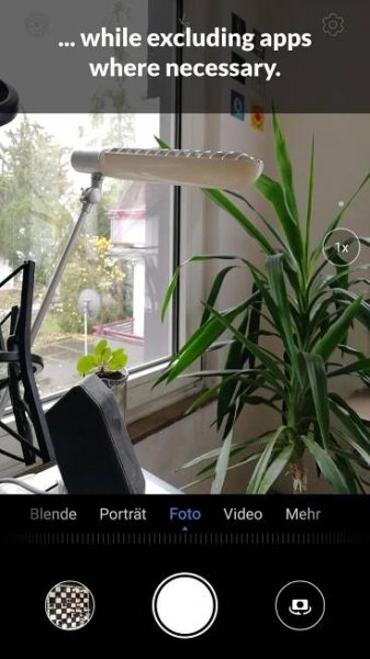 snímek aplikace