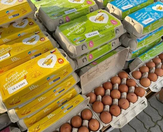 Farmářské trhy Vejce Kosičky