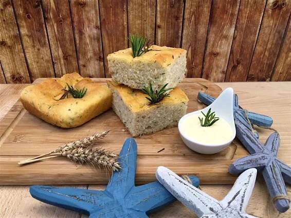 Nejlepší recept na Italský chléb Focaccia s rozmarýnem