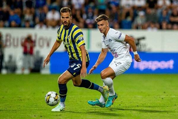 Odvetné utkání 3. předkola fotbalové Evropské ligy: 1. FC Slovácko - Fenerbahce Istanbul, 11. srpna 2022, Uherské Hradiště
