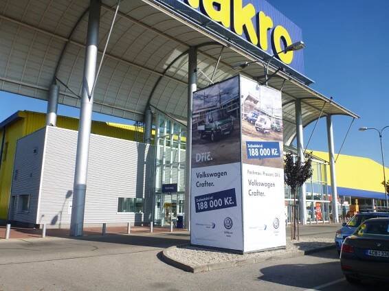 Ostatní, MAKRO Hrdějovice 396, České Budějovice | Pronájem billboardů a venkovní reklamy