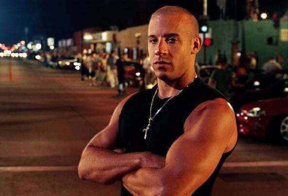 Vin Diesel v prvním filmu Rychle a zběsile.
