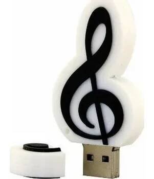 Jaster USB Flash disk 8 GB houslový klíč - bílý