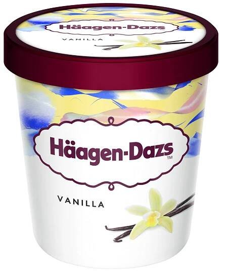 Häagen-Dazs Zmrzlina Vanilla mraž. 460 ml - Rodinná balení, Zmrzliny, Zmrzliny, led, Mražené