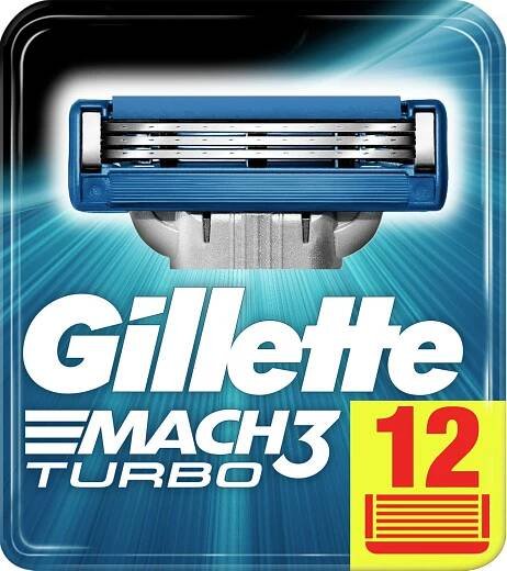 GILLETTE Mach3 Turbo 12 ks
