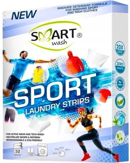 Smart prací ubrousky pro sportovní prádlo 32 ks