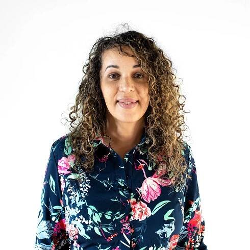 Foto van Samira met witte achtergrond