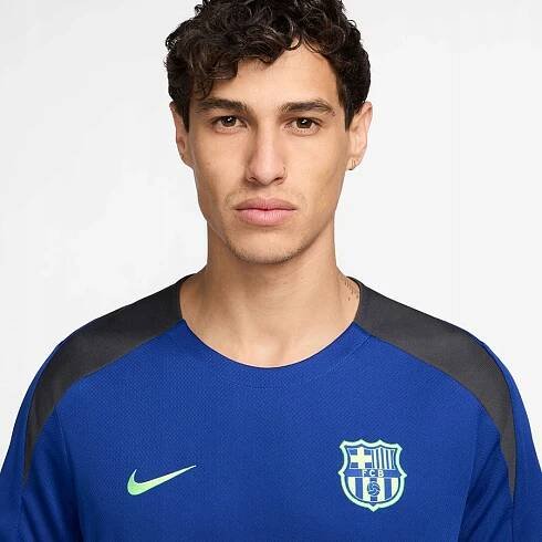 NIKE FC BARCELONA DF STRIKE SS TOP (XXL) Tričko Pánské Modré Stav balení originální