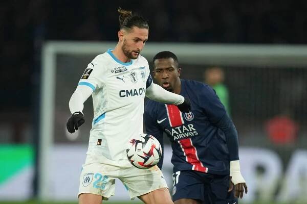 Rabiot y Pacho, en el pasado Marsella-PSG
