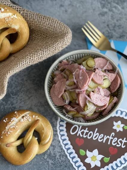 Fleischsalat – Wurstsalat s majonézou: německá salámová pochoutka – humpolak.cz