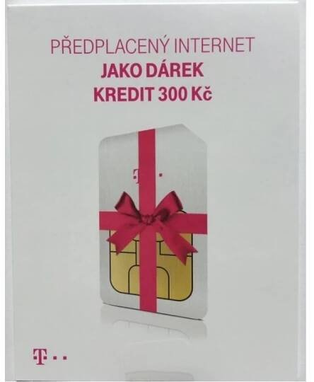 T-Mobile Datová SIM karta s kreditem 200 Kč