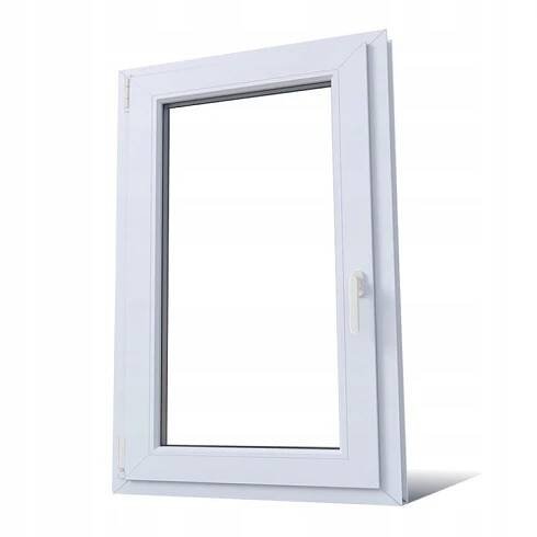 OKNO PVC LEVÉ 40 X 60 / 400 X 600 OKNO RU BÍLÉ SKLO DVOJITÉ