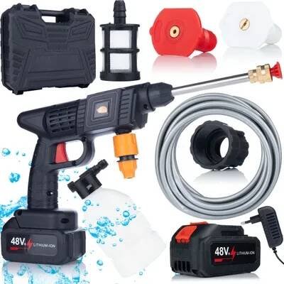 Obrázek produktu pro Akumulátorová tlaková myčka Rosfix Black Whale BW21V – Řada Animal PRO