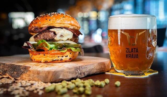 Burger beer