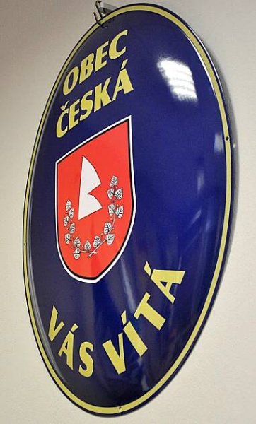 Smaltované cedule, ovály a domovní čísla - zakázková výroba, prodej