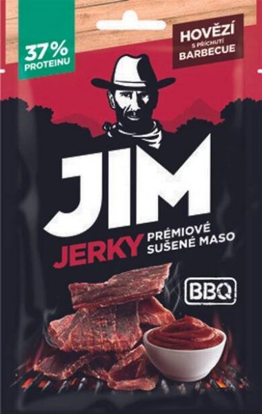 Jim Jerky hovězí BBQ 23g