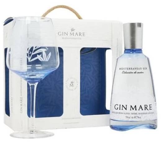 Gin Mare 0,7l 42,7% + 1x sklo GB