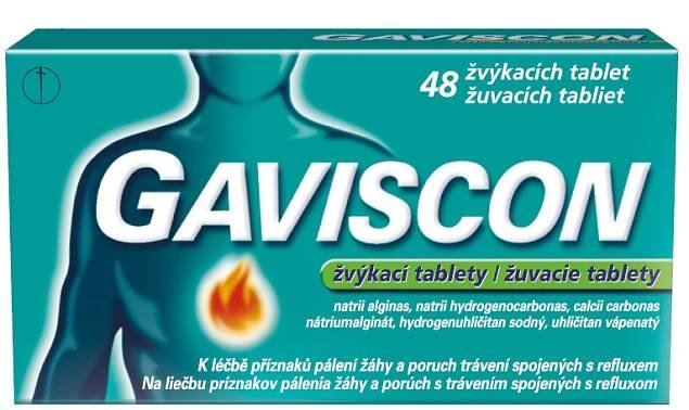 Gaviscon žvýkací tablety tbl.mnd.48 | Lékárny IPC