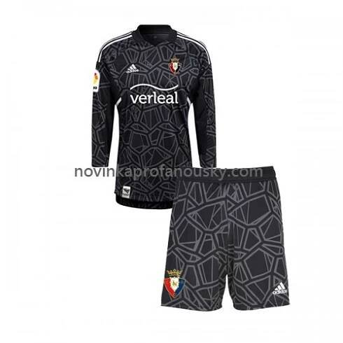 CA Osasuna Dres Brankářské Domácí Fotbalové Dresy pro Děti 2022-2023 Dlouhý rukáv