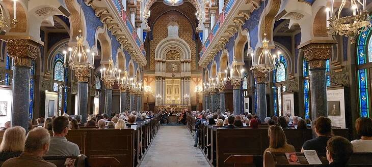 Světové muzikály a filmová hudba v krásné Jeruzalémské synagoze