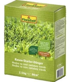 Hnojivo Trávníkové hnojivo FloraSelf Start pro trávník 2,5 kg