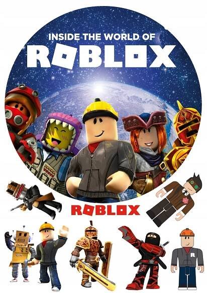 velká sada na dort POPLATEK ROBLOX + POSTAVIČKY