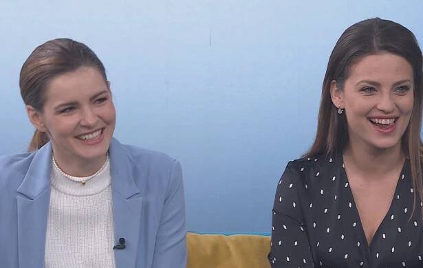 Maca Zábranská a Monika Horváthová v Teleráne