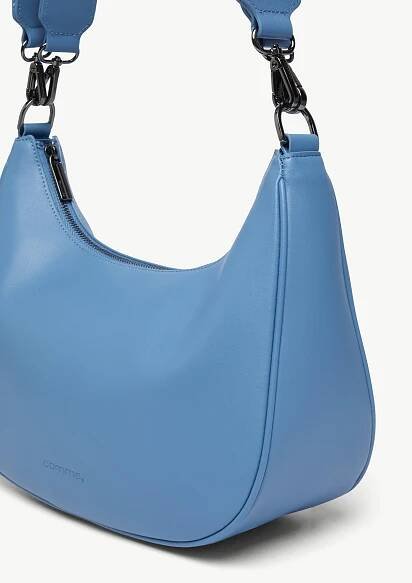 Cowhide leather hobo bag