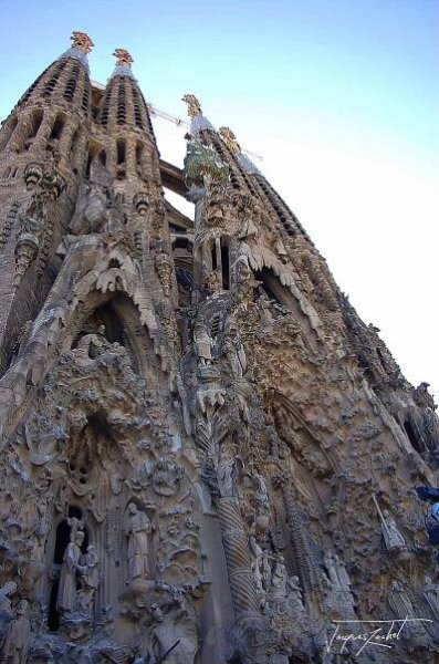  la sagrada familia de gaudi à barcelone, espagne