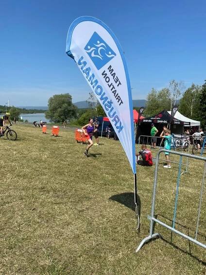 Závody triatlon - Krušnoman Most 2025 - Aquatics Prague No1