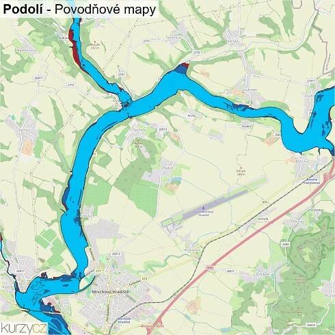 Podolí - mapy | Kurzy.cz