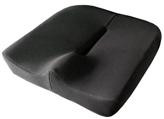 eThrone Ergonomický sedák 44 x 44 x 6,5 cm paměťová pěna